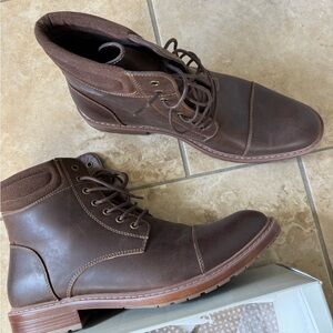 Boots Rich Brown Leather Men's Boots